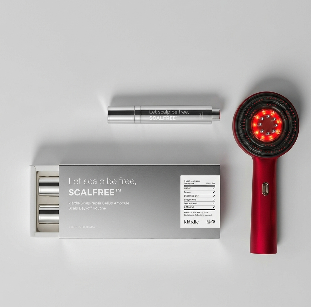 Complete Scalp Care Bundle – Scalfree + Red Light Massage Comb